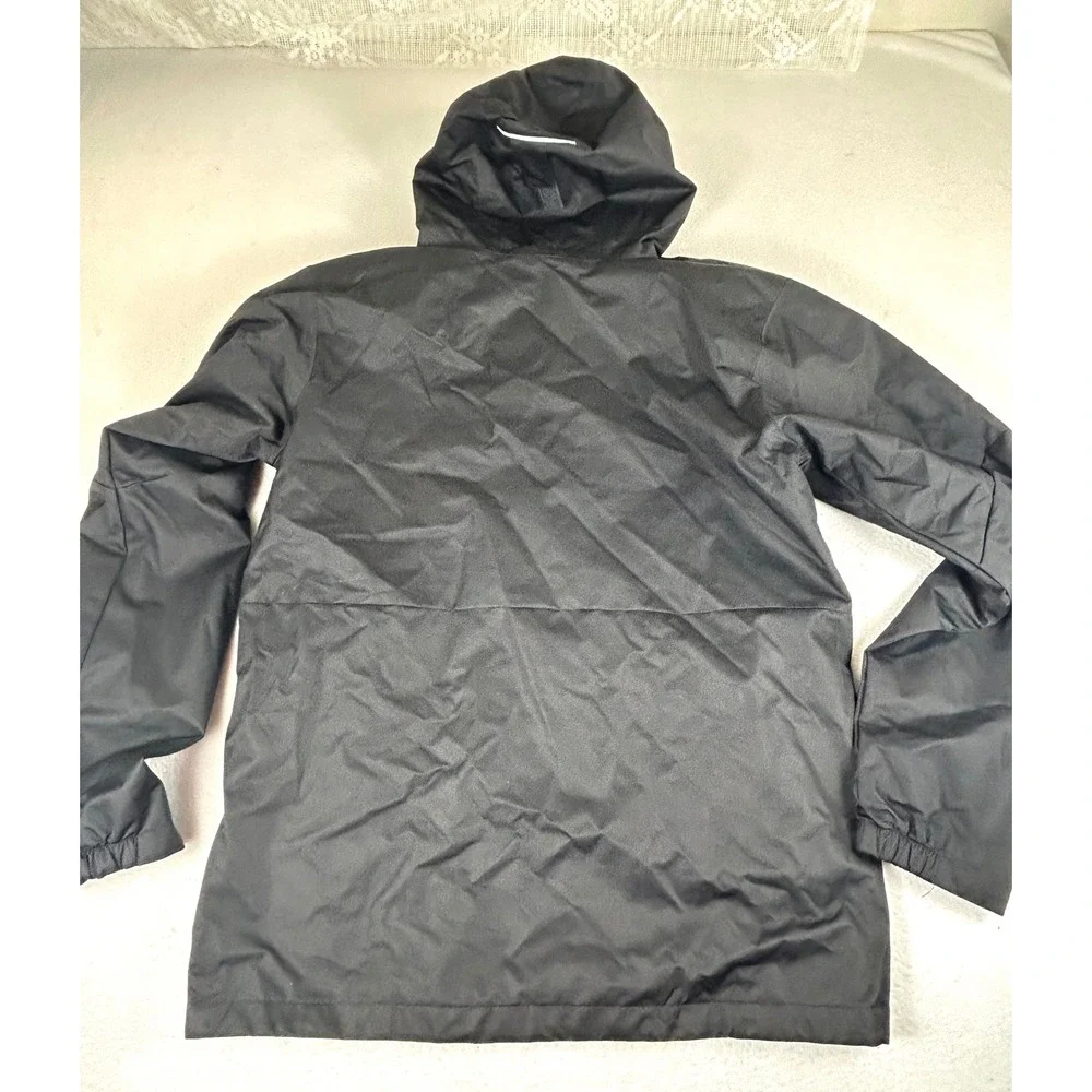 Columbia Rain Jacket Kids XL Black Gorpcore